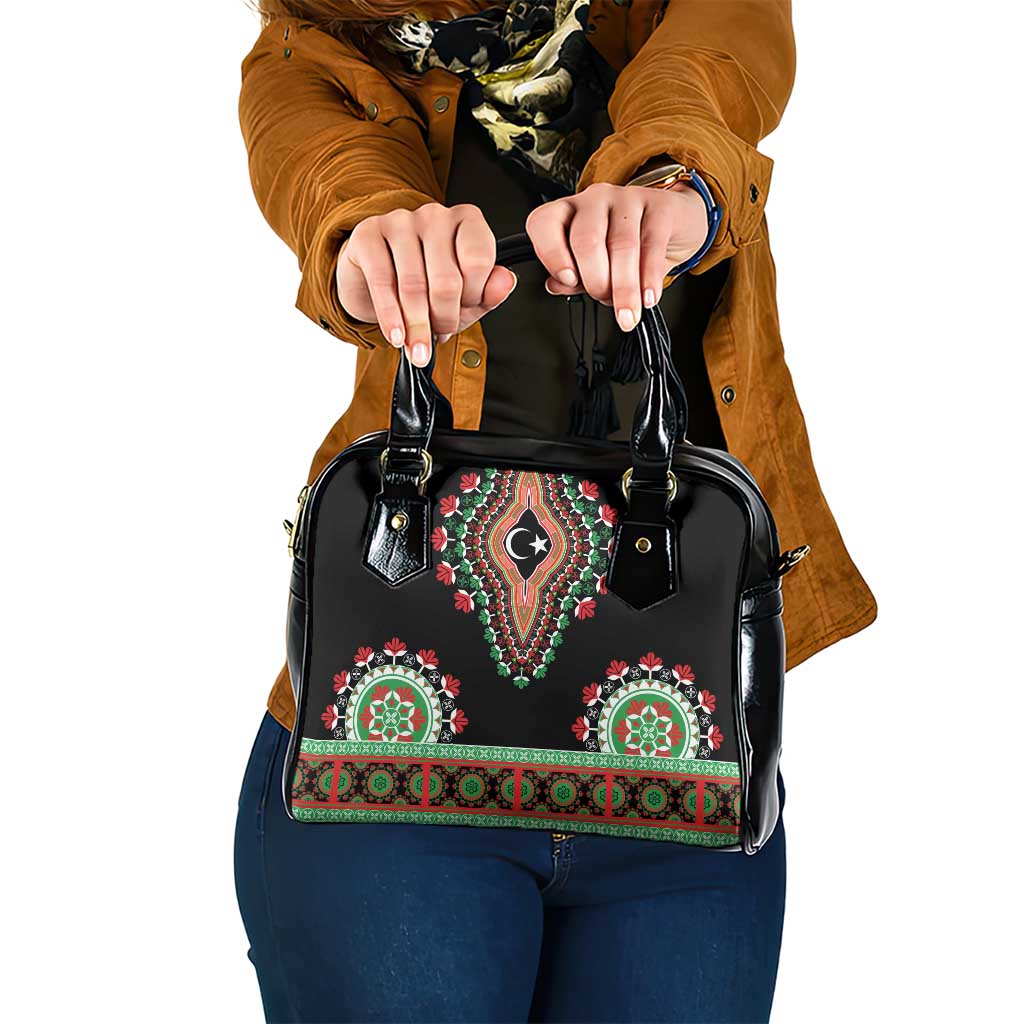 Libya Barbary Lion Shoulder Handbag Dashiki Simple Style