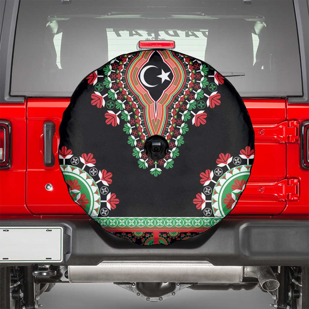 Libya Barbary Lion Spare Tire Cover Dashiki Simple Style LT05 - Wonder Print Shop