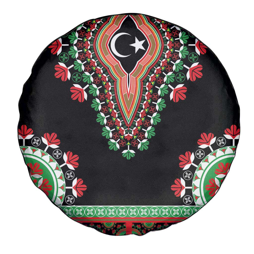 Libya Barbary Lion Spare Tire Cover Dashiki Simple Style LT05 - Wonder Print Shop