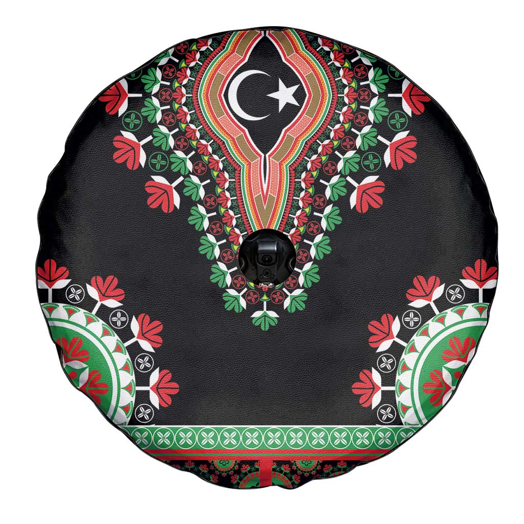Libya Barbary Lion Spare Tire Cover Dashiki Simple Style LT05 - Wonder Print Shop