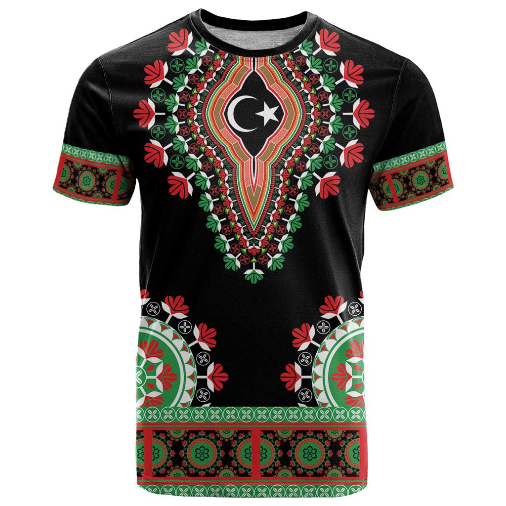 Libya Barbary Lion T Shirt Dashiki Simple Style LT05 - Wonder Print Shop