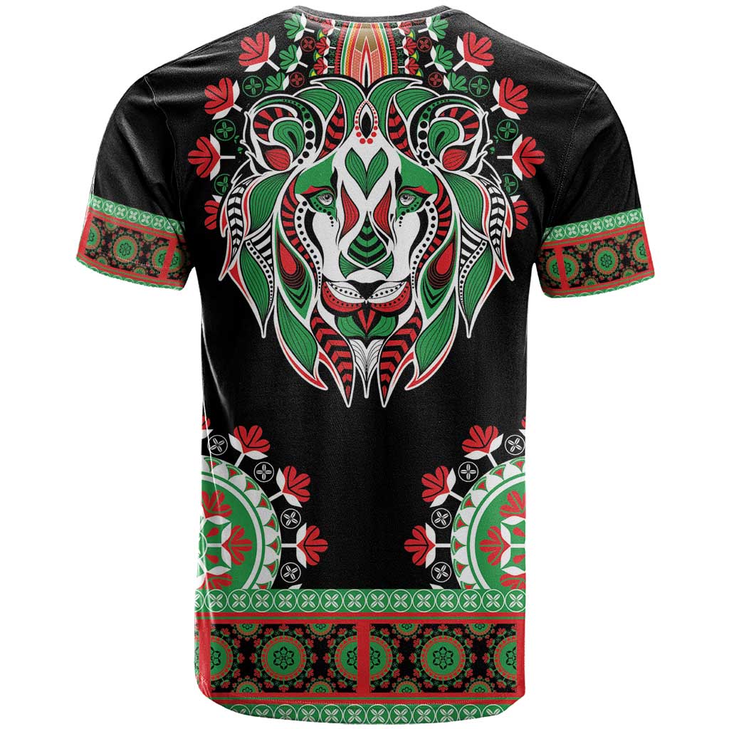 Libya Barbary Lion T Shirt Dashiki Simple Style LT05 - Wonder Print Shop