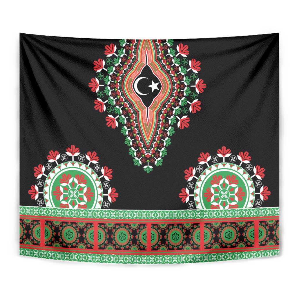 Libya Barbary Lion Tapestry Dashiki Simple Style LT05 - Wonder Print Shop