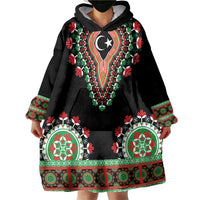 Libya Barbary Lion Wearable Blanket Hoodie Dashiki Simple Style LT05 - Wonder Print Shop