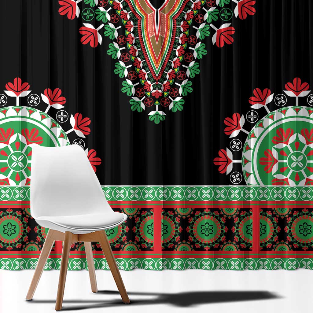 Libya Barbary Lion Window Curtain Dashiki Simple Style LT05 - Wonder Print Shop