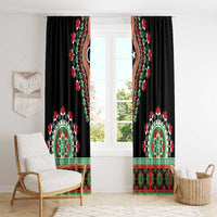Libya Barbary Lion Window Curtain Dashiki Simple Style LT05 - Wonder Print Shop