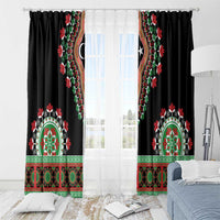 Libya Barbary Lion Window Curtain Dashiki Simple Style LT05 - Wonder Print Shop