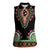 Libya Barbary Lion Women Sleeveless Polo Shirt Dashiki Simple Style LT05 - Wonder Print Shop