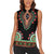 Libya Barbary Lion Women Sleeveless Polo Shirt Dashiki Simple Style LT05 - Wonder Print Shop