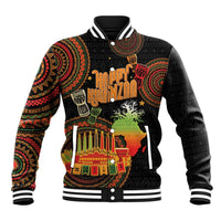 Kwanzaa Kinara Candles Baseball Jacket African Tribal Pattern LT05 - Wonder Print Shop