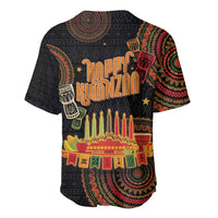 Kwanzaa Kinara Candles Baseball Jersey African Tribal Pattern LT05 - Wonder Print Shop