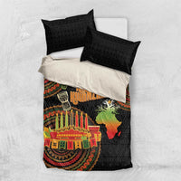 Kwanzaa Kinara Candles Bedding Set African Tribal Pattern LT05 - Wonder Print Shop