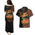 Kwanzaa Kinara Candles Couples Matching Puletasi and Hawaiian Shirt African Tribal Pattern LT05 - Wonder Print Shop