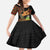 Kwanzaa Kinara Candles Family Matching Long Sleeve Bodycon Dress and Hawaiian Shirt African Tribal Pattern LT05 - Wonder Print Shop