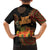 Kwanzaa Kinara Candles Family Matching Puletasi and Hawaiian Shirt African Tribal Pattern LT05 - Wonder Print Shop