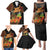 Kwanzaa Kinara Candles Family Matching Puletasi and Hawaiian Shirt African Tribal Pattern LT05 - Wonder Print Shop