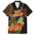 Kwanzaa Kinara Candles Family Matching Puletasi and Hawaiian Shirt African Tribal Pattern LT05 - Wonder Print Shop