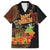 Kwanzaa Kinara Candles Family Matching Short Sleeve Bodycon Dress and Hawaiian Shirt African Tribal Pattern LT05 - Wonder Print Shop