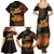 Kwanzaa Kinara Candles Family Matching Summer Maxi Dress and Hawaiian Shirt African Tribal Pattern LT05 - Wonder Print Shop