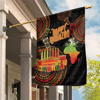 Kwanzaa Kinara Candles Garden Flag African Tribal Pattern LT05 - Wonder Print Shop