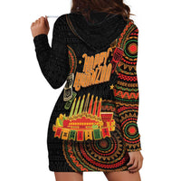 Kwanzaa Kinara Candles Hoodie Dress African Tribal Pattern LT05 - Wonder Print Shop