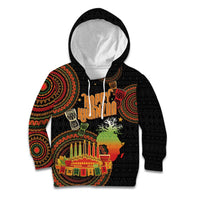 Kwanzaa Kinara Candles Kid Hoodie African Tribal Pattern LT05 - Wonder Print Shop