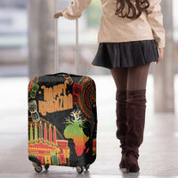 Kwanzaa Kinara Candles Luggage Cover African Tribal Pattern LT05 - Wonder Print Shop
