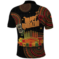 Kwanzaa Kinara Candles Polo Shirt African Tribal Pattern LT05 - Wonder Print Shop