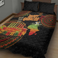 Kwanzaa Kinara Candles Quilt Bed Set African Tribal Pattern LT05 - Wonder Print Shop