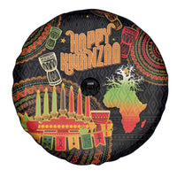 Kwanzaa Kinara Candles Spare Tire Cover African Tribal Pattern LT05 - Wonder Print Shop