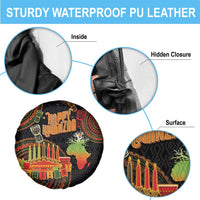 Kwanzaa Kinara Candles Spare Tire Cover African Tribal Pattern LT05 - Wonder Print Shop