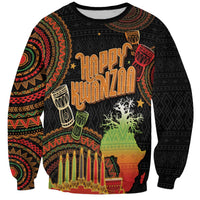 Kwanzaa Kinara Candles Sweatshirt African Tribal Pattern LT05 - Wonder Print Shop