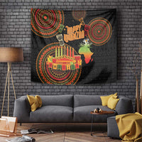 Kwanzaa Kinara Candles Tapestry African Tribal Pattern LT05 - Wonder Print Shop