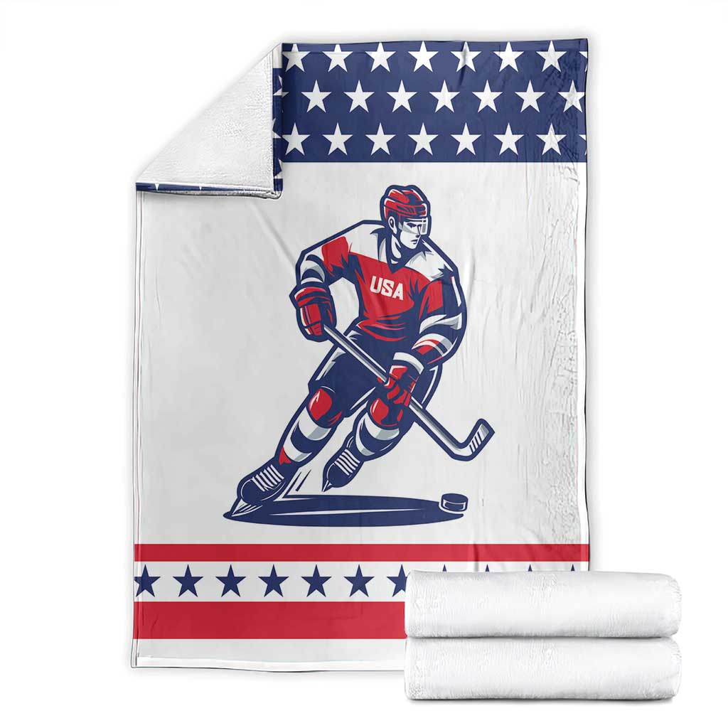 United States Hockey Blanket Go Champions USA