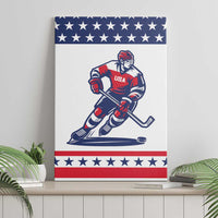 United States Hockey Canvas Wall Art Go Champions USA
