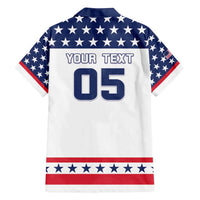 Custom United States Hockey Family Matching Long Sleeve Bodycon Dress and Hawaiian Shirt Go Champions USA
