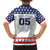 Custom United States Hockey Family Matching Off The Shoulder Long Sleeve Dress and Hawaiian Shirt Go Champions USA