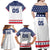 Custom United States Hockey Family Matching Off Shoulder Maxi Dress and Hawaiian Shirt Go Champions USA