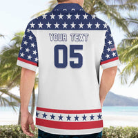 Custom United States Hockey Hawaiian Shirt Go Champions USA