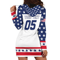 Custom United States Hockey Hoodie Dress Go Champions USA