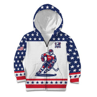 Custom United States Hockey Kid Hoodie Go Champions USA