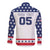 Custom United States Hockey Long Sleeve Button Shirt Go Champions USA