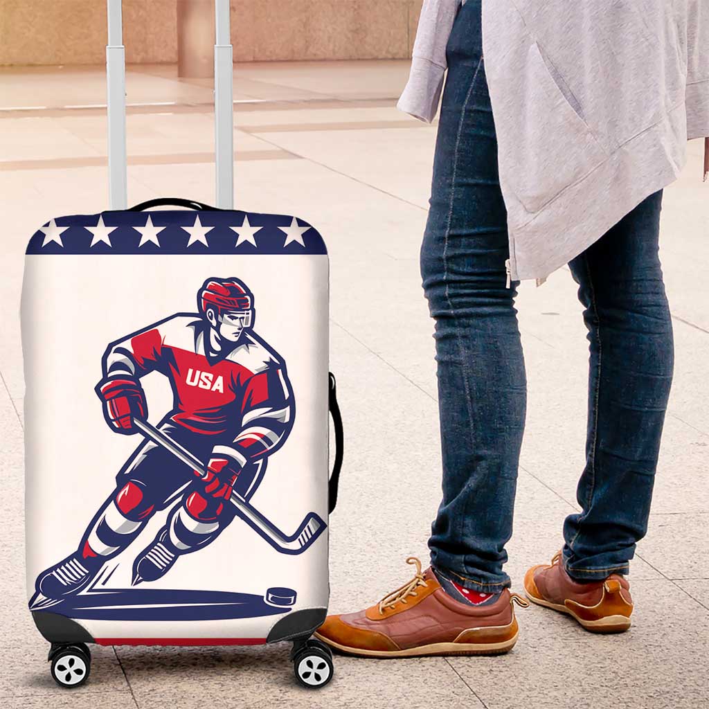United States Hockey Luggage Cover Go Champions USA