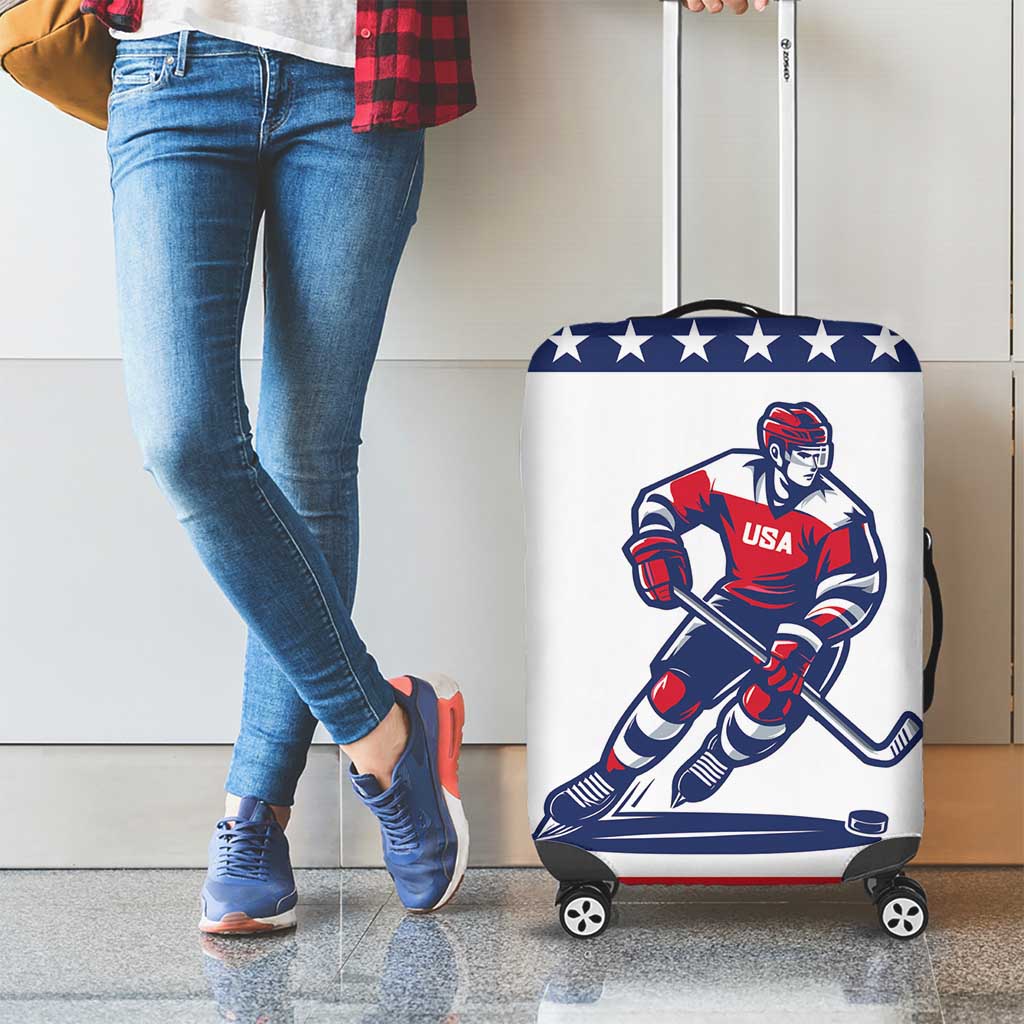 United States Hockey Luggage Cover Go Champions USA