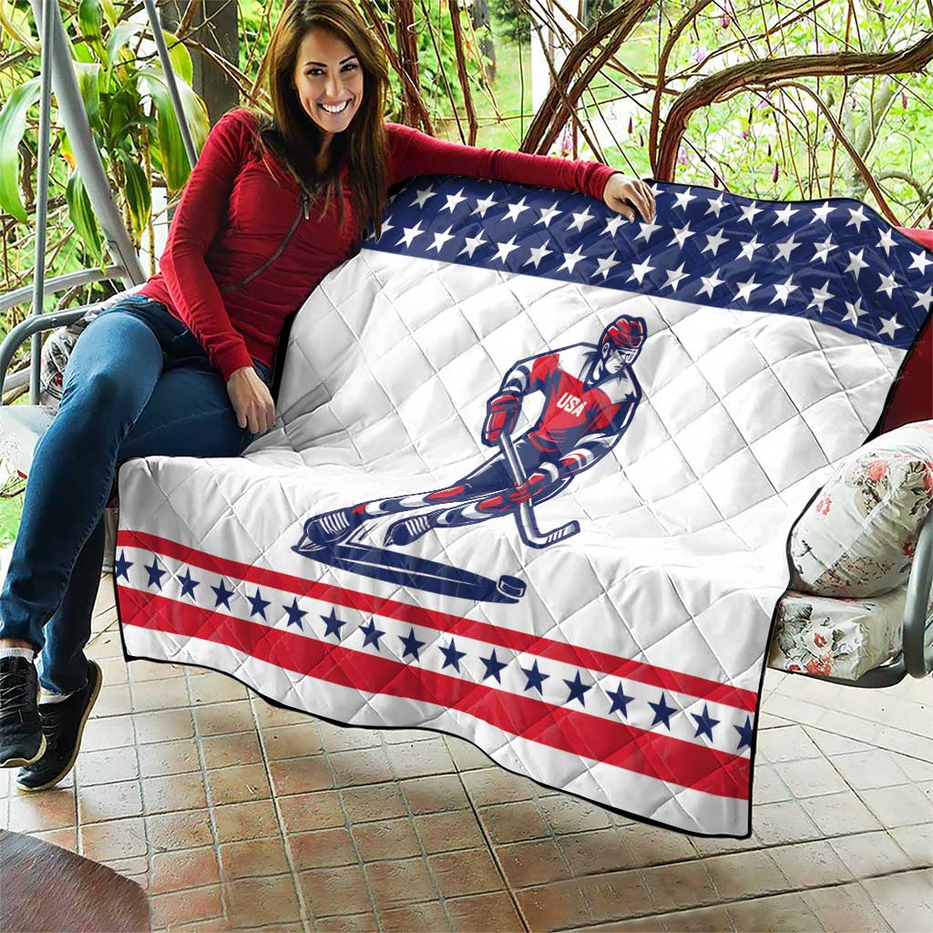 United States Hockey Quilt Go Champions USA