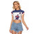 Custom United States Hockey Raglan Cropped T Shirt Go Champions USA