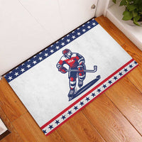 United States Hockey Rubber Doormat Go Champions USA