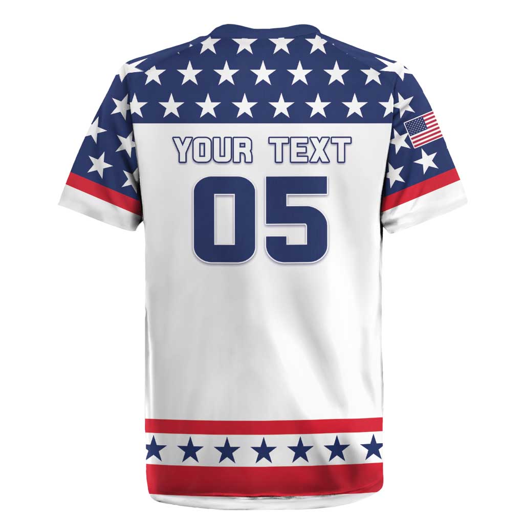 Custom United States Hockey Rugby Jersey Go Champions USA