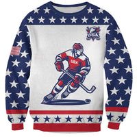 Custom United States Hockey Sweatshirt Go Champions USA