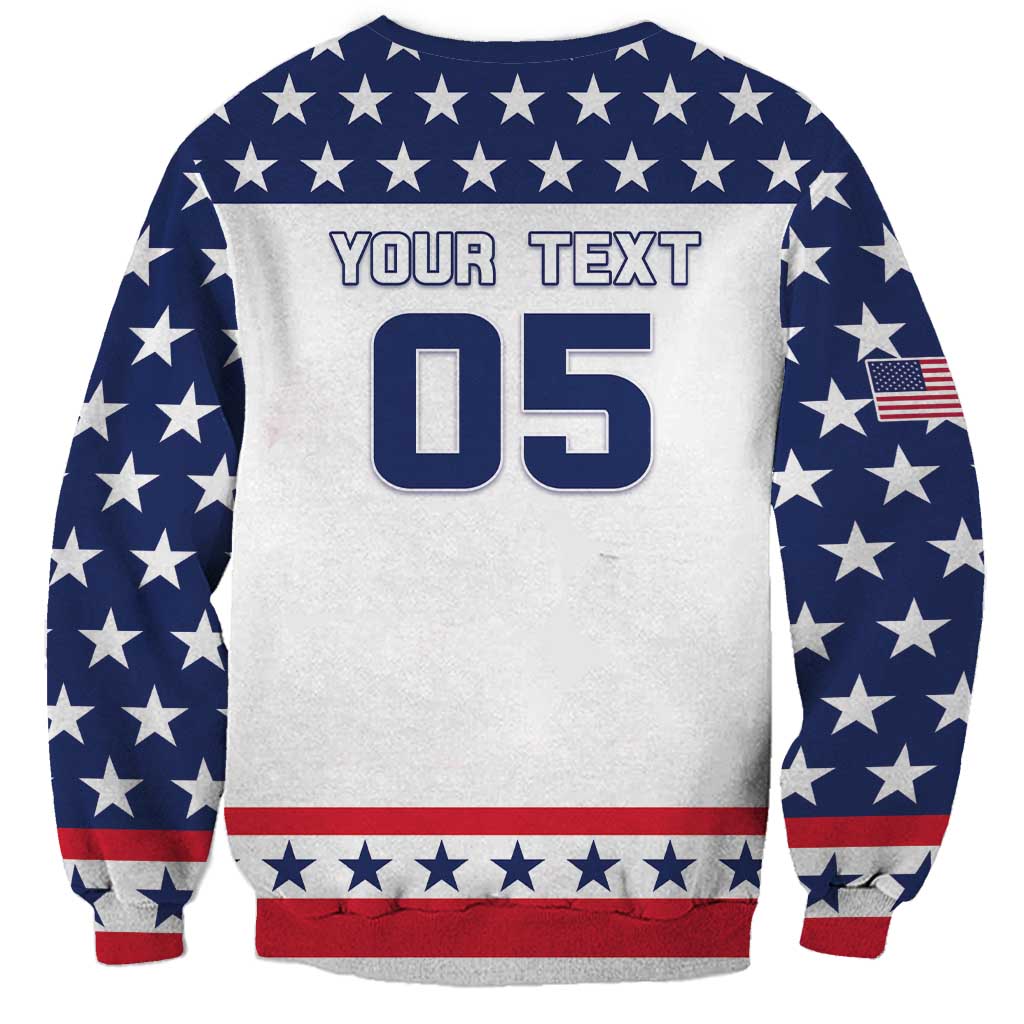 Custom United States Hockey Sweatshirt Go Champions USA